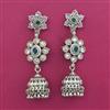 Antique Jhumki with Mehndi Plating
