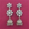 Antique Jhumki with Mehndi Plating