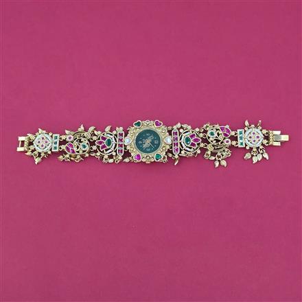 Antique Kashmiri Watch With Gold Plating