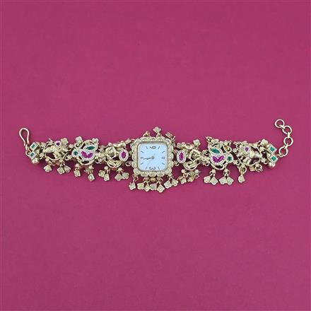 Antique Kashmiri Watch With Gold Plating