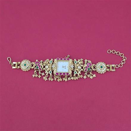Antique Kashmiri Watch With Gold Plating