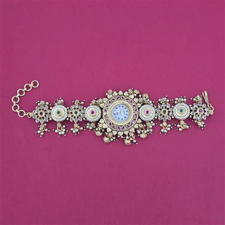Antique Kashmiri Watch With Gold Plating