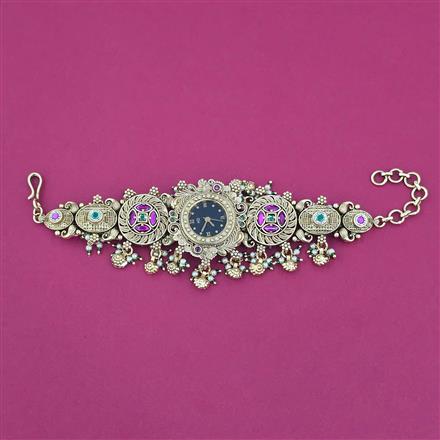 Antique Kashmiri Watch With Gold Plating