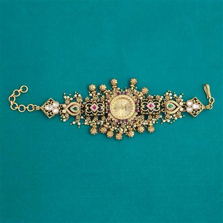 Antique Kashmiri Watch With Gold Plating