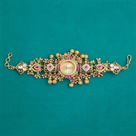 Antique Kashmiri Watch With Gold Plating
