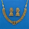 Antique Temple Necklace with Matte Gold Plating