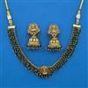Antique Temple Necklace with Matte Gold Plating