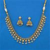 Antique Temple Necklace with Matte Gold Plating