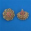 Antique Classic Hair Brooch with Matte Gold Plating