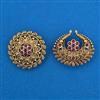 Antique Classic Hair Brooch with Matte Gold Plating