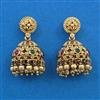 Antique Jhumki with Matte Gold Plating