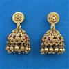 Antique Jhumki with Matte Gold Plating