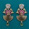 Antique Birds Earring with Matte Gold Plating