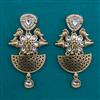 Antique Birds Earring with Matte Gold Plating