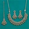Antique Pearl Necklace with Mehndi Plating