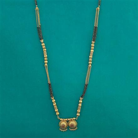 Antique Long Mangalsutra with Gold Plating