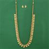 Antique Long Necklace with Gold Plating