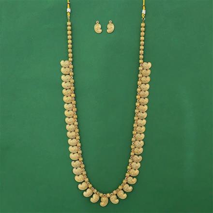 Antique Long Necklace with Gold Plating