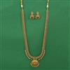 Antique Temple Necklace with Matte Gold Plating