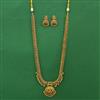 Antique Temple Necklace with Matte Gold Plating