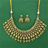 Antique Classic Necklace with Matte Gold Plating