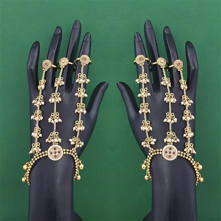 Antique Adjustable Hath Pan with Matte Gold Plating