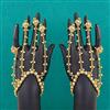Antique Multi Finger Hath Pan with Matte Gold Plating