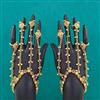 Antique Multi Finger Hath Pan with Matte Gold Plating