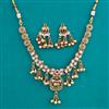Antique Classic Necklace with Matte Gold Plating