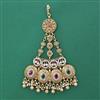 Antique Pearl Pasa with Matte Gold Plating