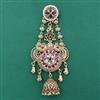 Antique Birds Hair Brooch with Matte Gold Plating