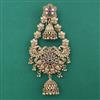 Antique Birds Hair Brooch with Matte Gold Plating
