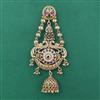 Antique Birds Hair Brooch with Matte Gold Plating