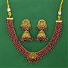 Antique Temple Necklace with Matte Gold Plating