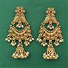 Antique Classic Earring with Matte Gold Plating