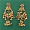 Antique Classic Earring with Matte Gold Plating
