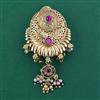 Antique Pearl Brooch with Matte Gold Plating