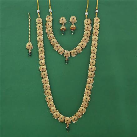 Antique Combo Necklace Set with Gold Plating