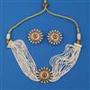 Antique Choker Necklace with Gold Plating