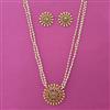 Antique Pearl Pendant Set with Gold Plating