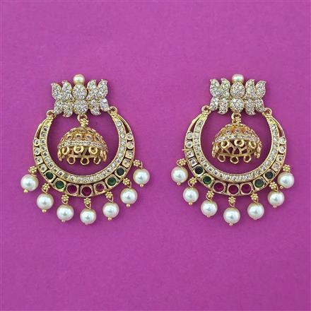Antique Chand Earring with Gold Plating
