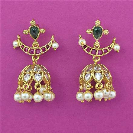 Antique Jhumki with Gold Plating