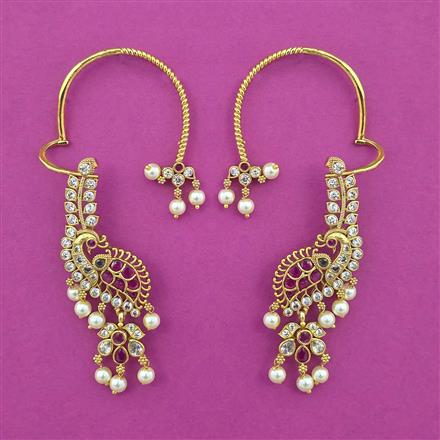 Antique Earcuff with Gold Plating
