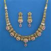 Antique Classic Necklace with Matte Gold Plating