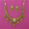 Antique Classic Necklace with Matte Gold Plating