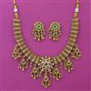 Antique Classic Necklace with Matte Gold Plating