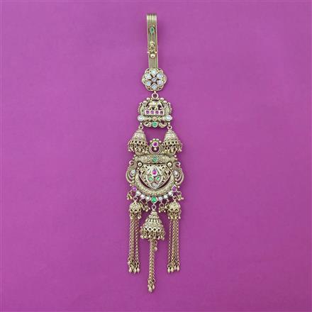 Antique Birds Jhuda with Gold Plating