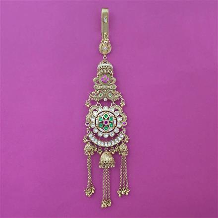 Antique Birds Jhuda with Gold Plating
