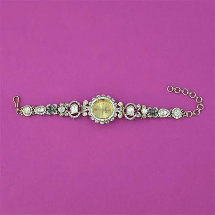 Antique Pearl Watch with Victorian Plating