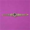 Antique Pearl Watch with Matte Gold Plating